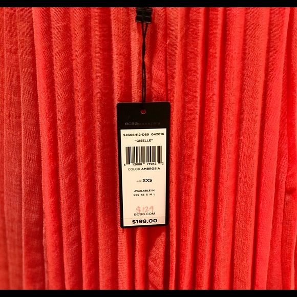 BCBG Giselle Strappy Pleated Cocktail Dress 💜 - Picture 7 of 7